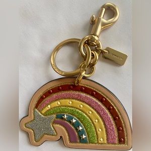 Never Used - COACH SHOOTING STAR BAG CHARM